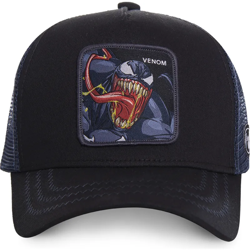 kasketter-buet-sort-snapback-venom-marvel-comics-af-capslab kasketter-buet-sort-snapback-venom-marvel-comics-af-capslab