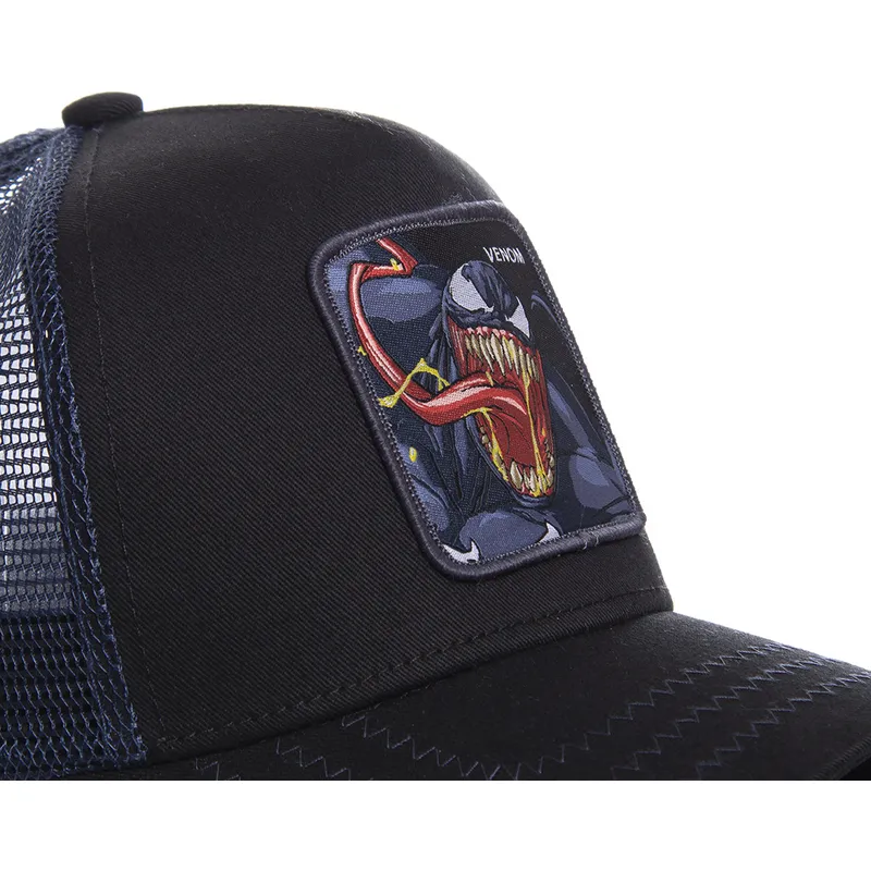 kasketter-buet-sort-snapback-venom-marvel-comics-af-capslab kasketter-buet-sort-snapback-venom-marvel-comics-af-capslab