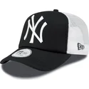 kasketter-buet-sort-snapback-clean-a-frame-fra-new-york-yankees-mlb-af-new-era