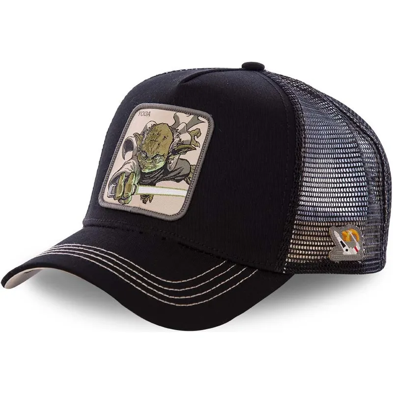 kasketter-buet-sort-snapback-yoda-star-wars-af-capslab