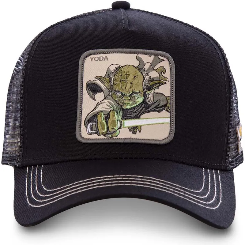 kasketter-buet-sort-snapback-yoda-star-wars-af-capslab