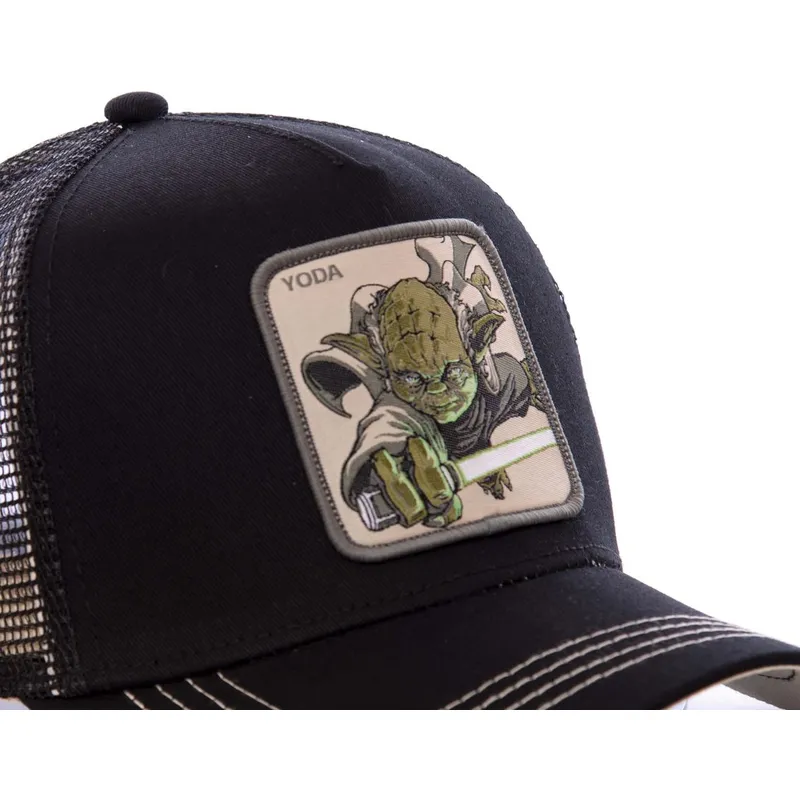 kasketter-buet-sort-snapback-yoda-star-wars-af-capslab