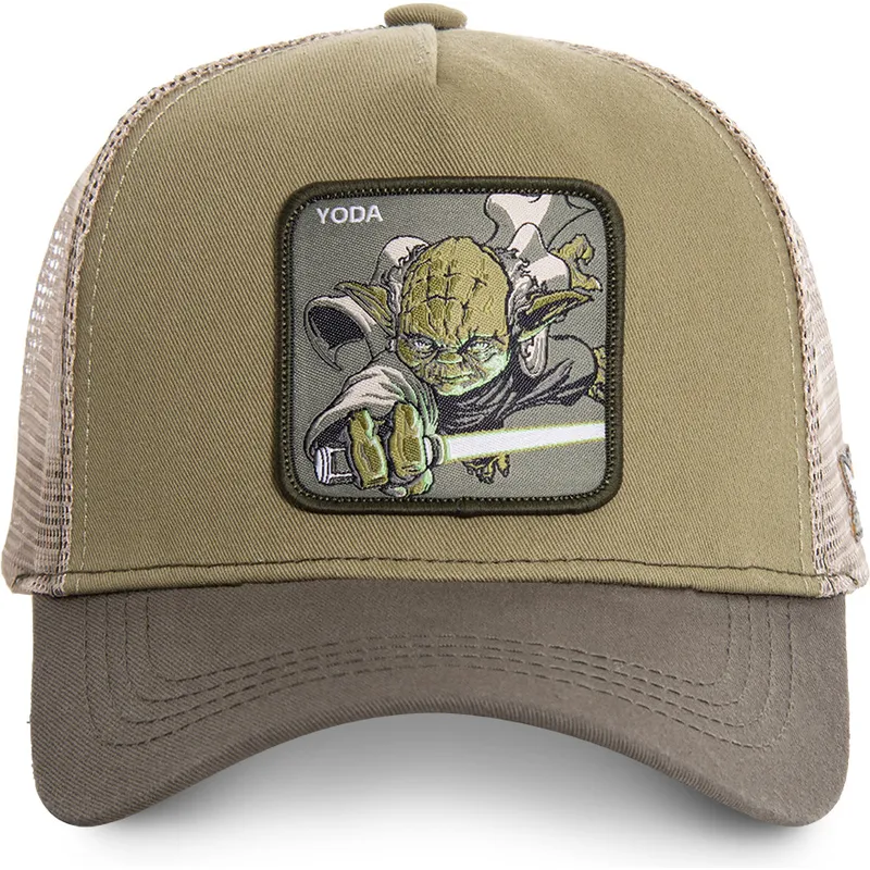 kasketter-buet-gron-snapback-yoda-star-wars-af-capslab