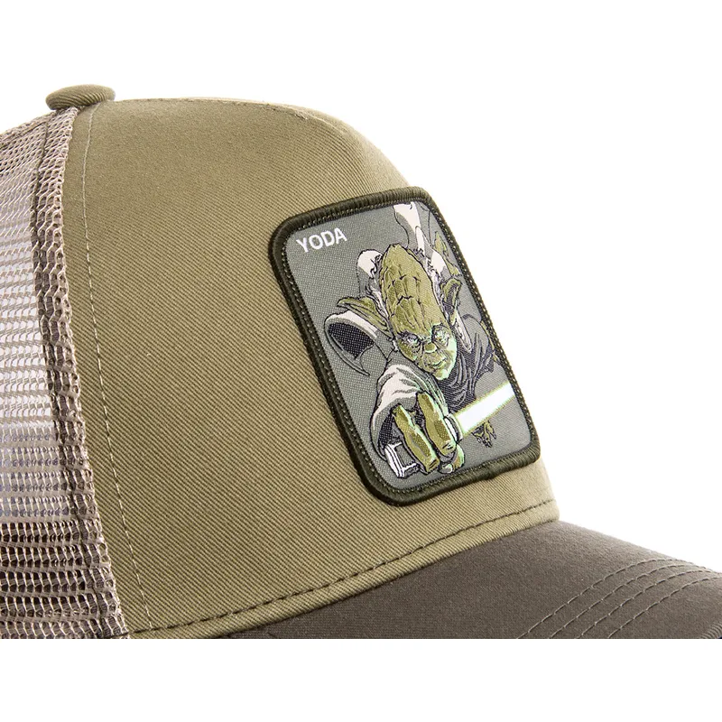 kasketter-buet-gron-snapback-yoda-star-wars-af-capslab