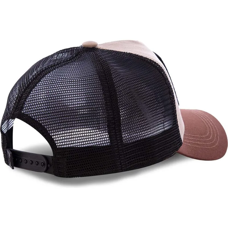 kasketter-buet-brun-snapback-rocket-raccoon-marvel-comics-af-capslab