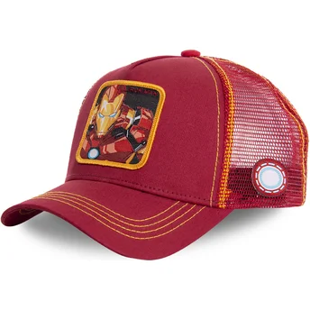 kasketter-buet-rod-snapback-iron-man-marvel-comics-af-capslab