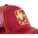 kasketter-buet-rod-snapback-iron-man-marvel-comics-af-capslab
