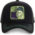 kasketter-buet-sort-snapback-hulk-marvel-comics-af-capslab