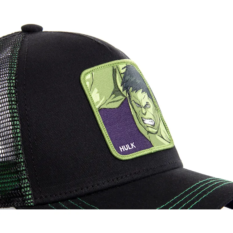 kasketter-buet-sort-snapback-hulk-marvel-comics-af-capslab