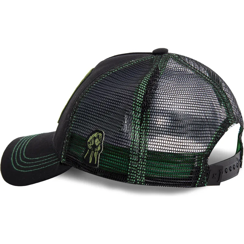 kasketter-buet-sort-snapback-hulk-marvel-comics-af-capslab