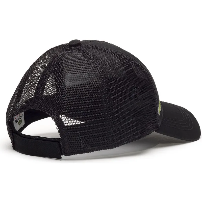 kasketter-buet-sort-justerbar-rem-af-lacoste kasketter-buet-sort-justerbar-rem-af-lacoste