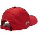 kasketter-buet-rod-justerbar-rem-af-lacoste