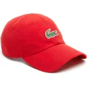 kasketter-buet-rod-justerbar-rem-af-lacoste
