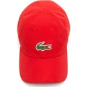 kasketter-buet-rod-justerbar-rem-af-lacoste