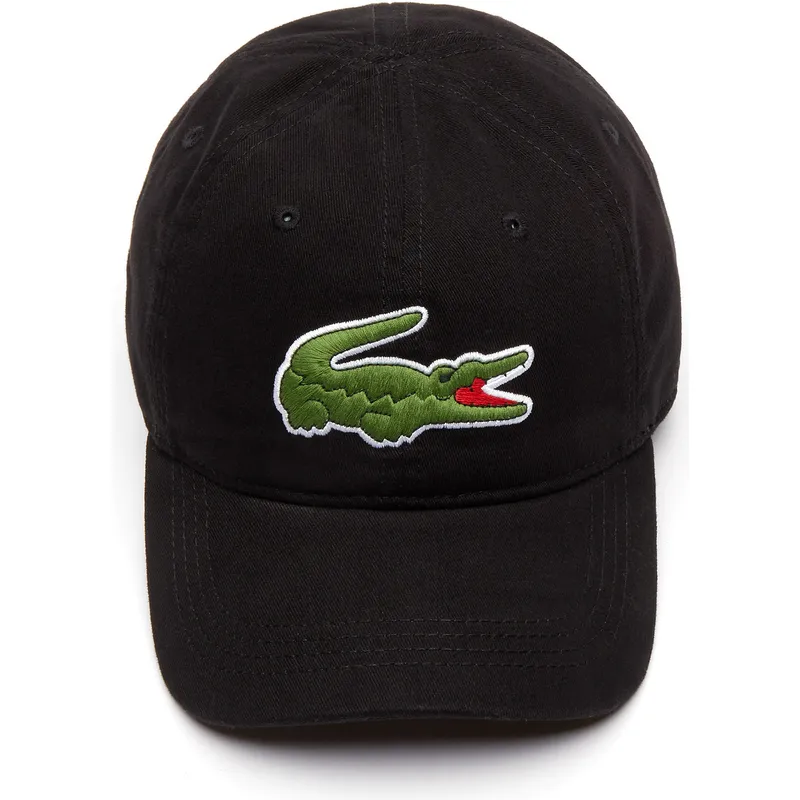 kasketter-buet-sort-justerbar-rem-af-lacoste