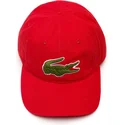 kasketter-buet-rod-justerbar-rem-af-lacoste