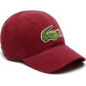 justerbar-bordeaux-buet-kasket-big-croc-gabardine-fra-lacoste