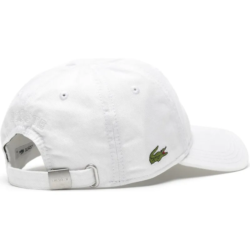 kasketter-buet-hvid-justerbar-rem-af-lacoste