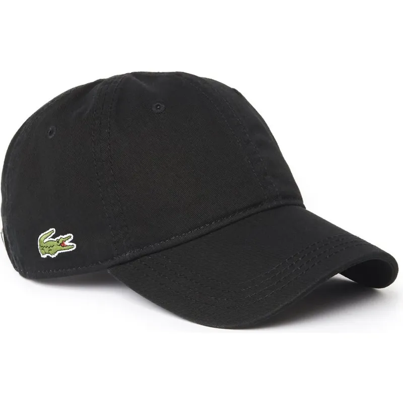 kasketter-buet-sort-justerbar-rem-af-lacoste