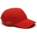 kasketter-buet-rod-justerbar-rem-af-lacoste