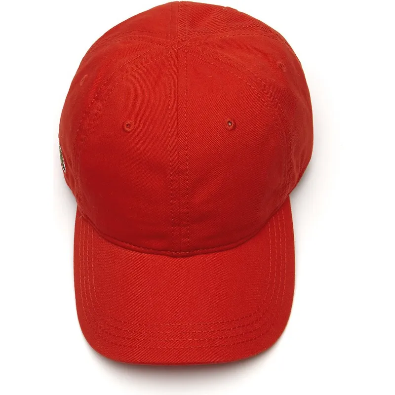 kasketter-buet-rod-justerbar-rem-af-lacoste