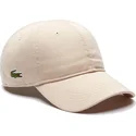 kasketter-buet-beige-justerbar-rem-af-lacoste