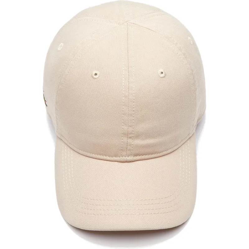 kasketter-buet-beige-justerbar-rem-af-lacoste