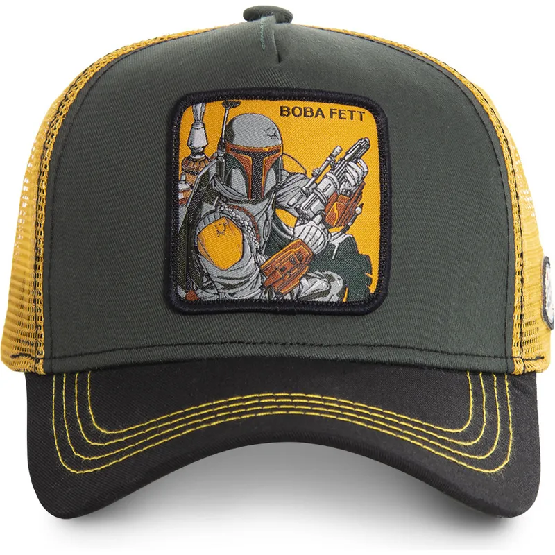 kasketter-buet-gron-snapback-boba-fett-star-wars-af-capslab
