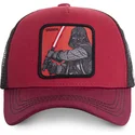 kasketter-buet-rod-snapback-darth-vader-star-wars-af-capslab