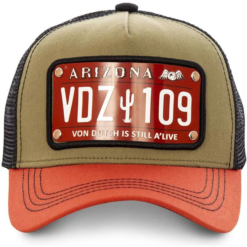 kasketter-buet-brun-justerbar-rem-af-von-dutch kasketter-buet-brun-justerbar-rem-af-von-dutch
