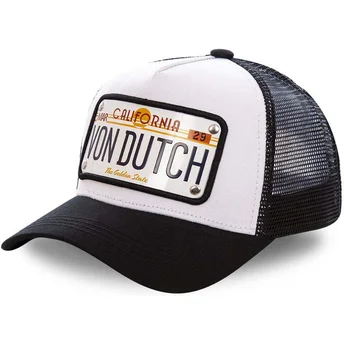 Kasketter buet hvid justerbar rem placa California CAL1 af Von Dutch