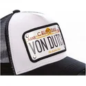 von-dutch-hvid-og-sort-trucker-kasket-med-california-cal1-plade