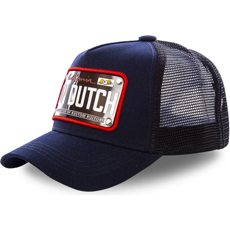 kasketter-buet-marinebla-justerbar-rem-af-von-dutch