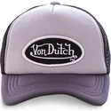 kasketter-buet-gra-justerbar-rem-af-von-dutch