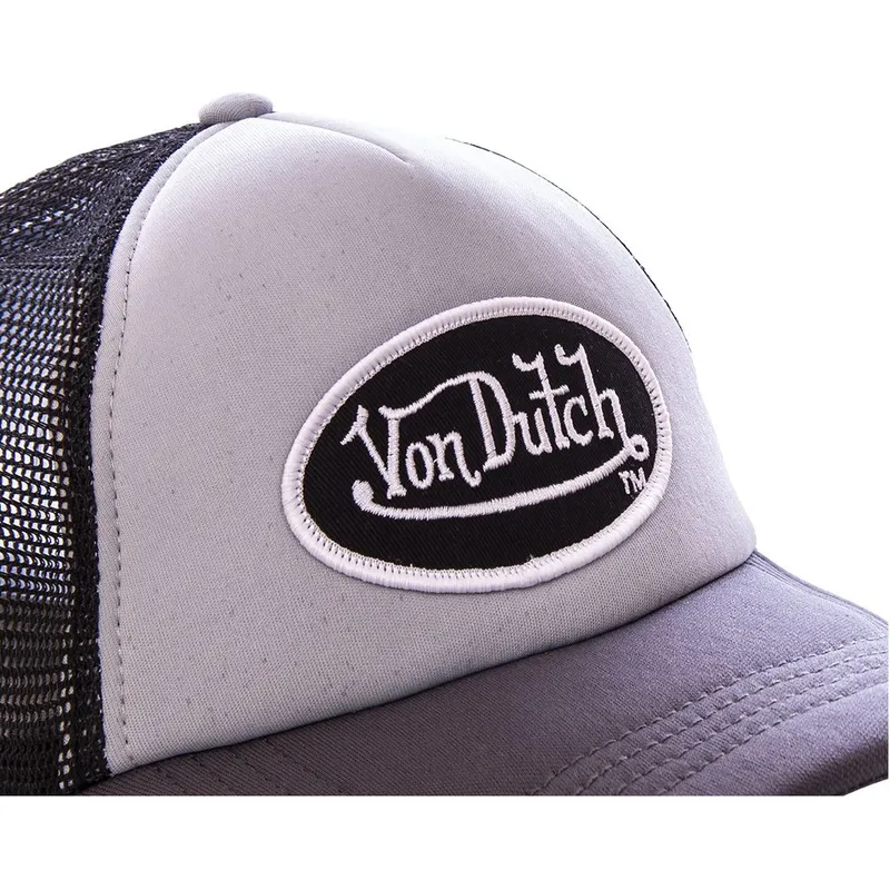 kasketter-buet-gra-justerbar-rem-af-von-dutch