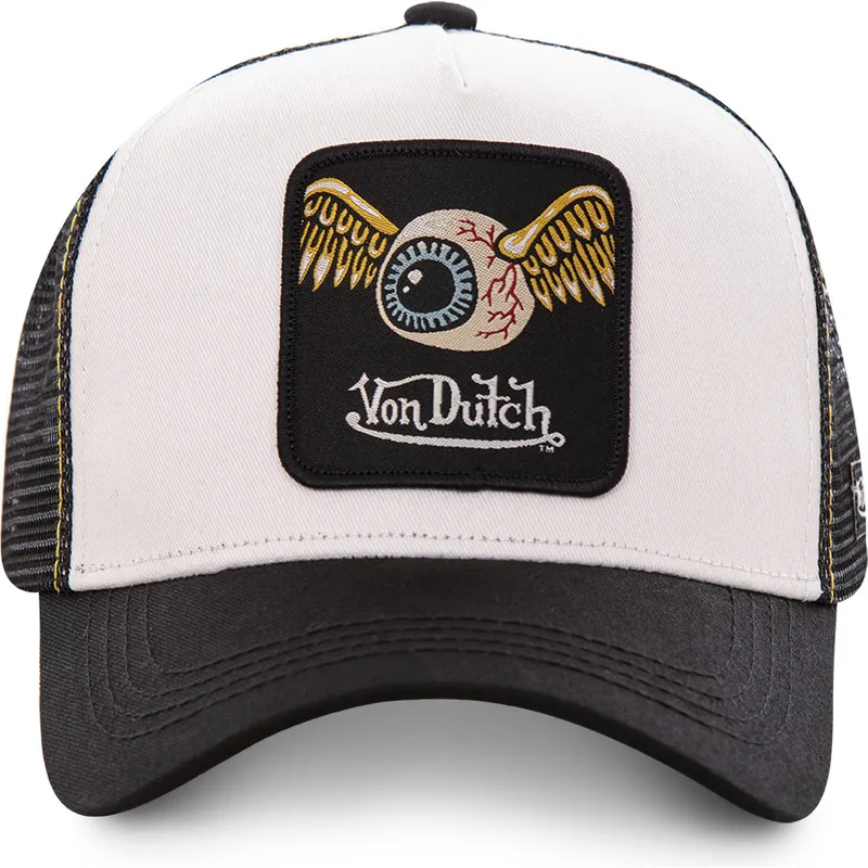 kasketter-buet-hvid-justerbar-rem-af-von-dutch