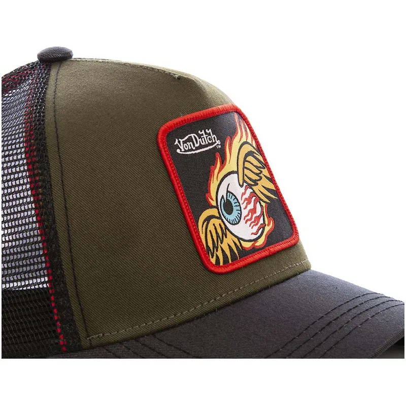 kasketter-buet-brun-justerbar-rem-af-von-dutch kasketter-buet-brun-justerbar-rem-af-von-dutch