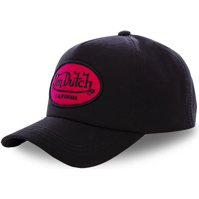 kasketter-buet-sort-justerbar-rem-af-von-dutch
