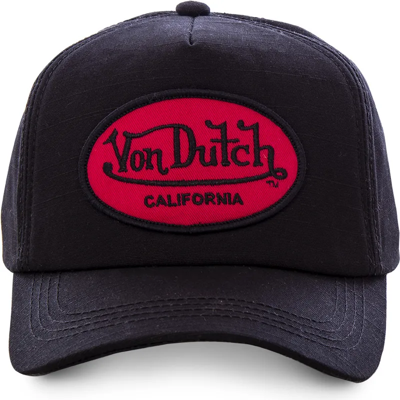 kasketter-buet-sort-justerbar-rem-af-von-dutch