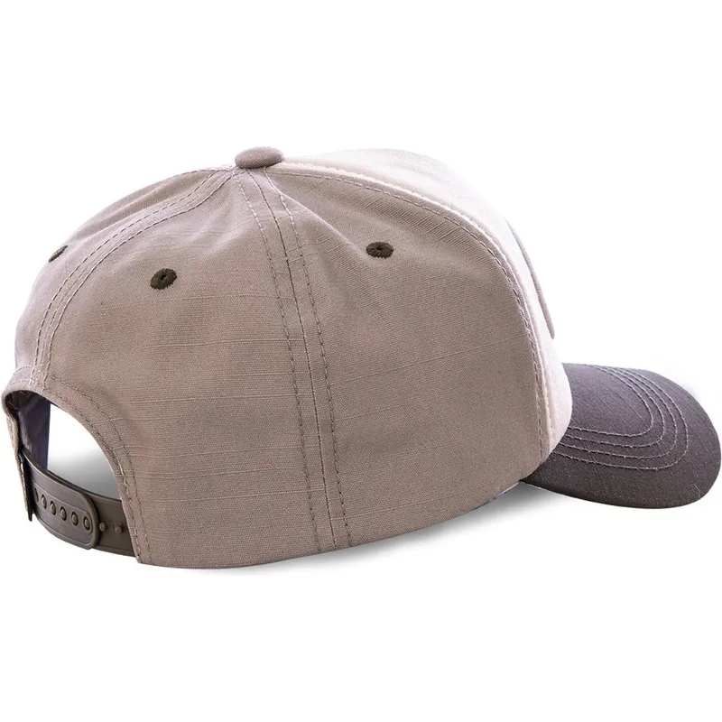 kasketter-buet-beige-justerbar-rem-af-von-dutch