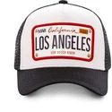 von-dutch-los-angeles-los1-hvid-og-sort-trucker-cap-med-plade