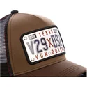 von-dutch-tex1-texas-plade-brun-trucker-kasket