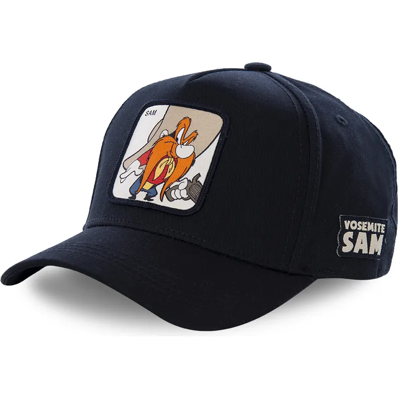 kasketter-buet-sort-snapback-sam-bigotes-looney-tunes-af-capslab