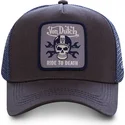 von-dutch-grn4-sort-og-bla-trucker-kasket