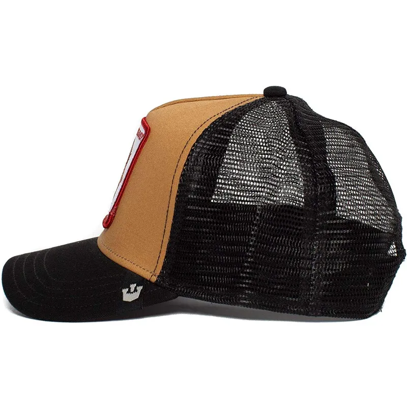 kasketter-buet-brun-snapback-the-farm-af-goorin-bros