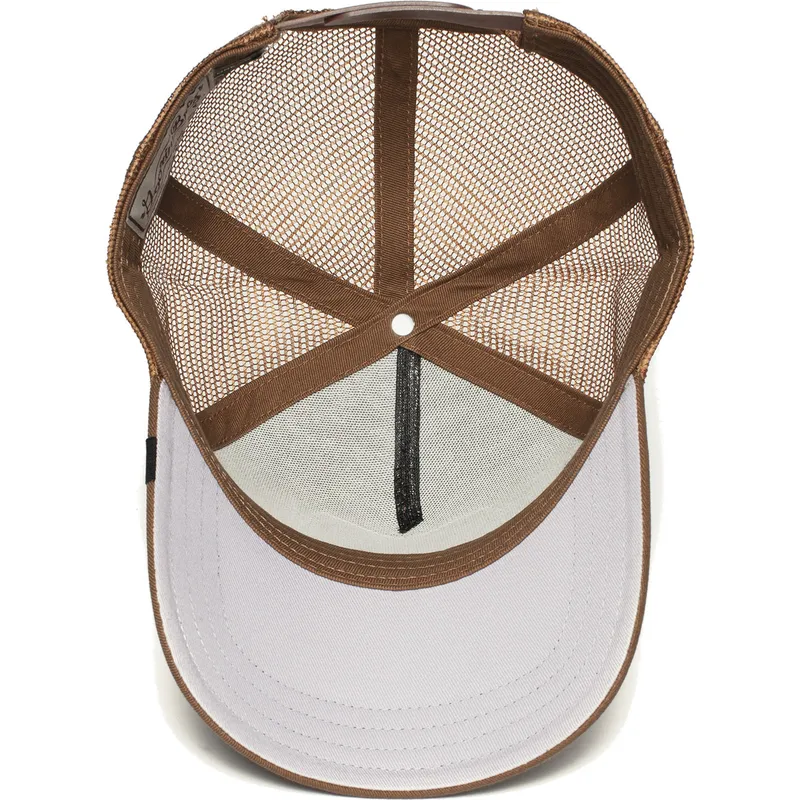 kasketter-buet-brun-snapback-the-farm-af-goorin-bros