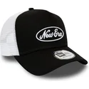 gorra-trucker-sort-og-hvid-oval-script-a-frame-fra-new-era