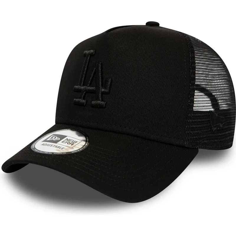 kasketter-buet-sort-snapback-league-essential-a-frame-fra-los-angeles-dodgers-mlb-af-new-era