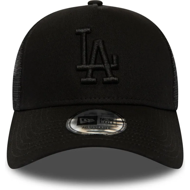 kasketter-buet-sort-snapback-league-essential-a-frame-fra-los-angeles-dodgers-mlb-af-new-era