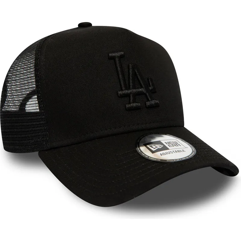 kasketter-buet-sort-snapback-league-essential-a-frame-fra-los-angeles-dodgers-mlb-af-new-era